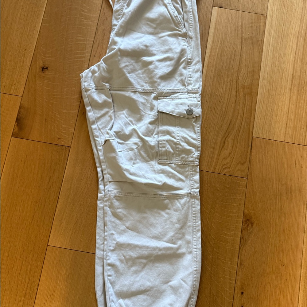 White Cargo Pants